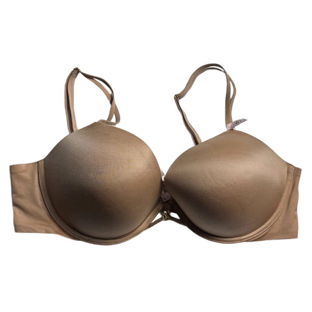 Victoria's Secret 40C Push Up Bra Nude Beige Smooth Lined Underwire NWT